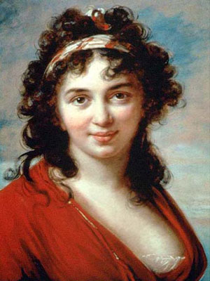 Isabella Teotochi Albrizzi in un ritrato di Louise Vigée-Lebrun.