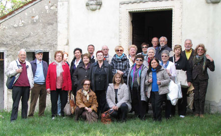 Ne le dó foto, Grupi de Poeti in visita a la ceseta de S. Rocco.