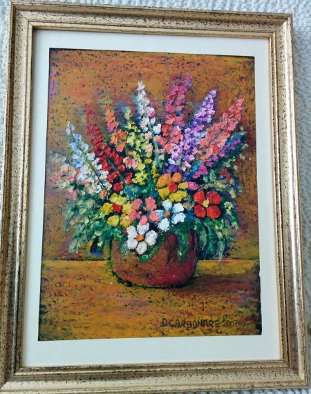 Quadro fato da Bepin co i colori de i fiori.<br />
