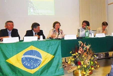 Ne le dó foto, presentassion del libro “La Familia Lunardon e le sue origini italiane” a Cinto Caomaggiore (VE), el 21 otobre 2014.