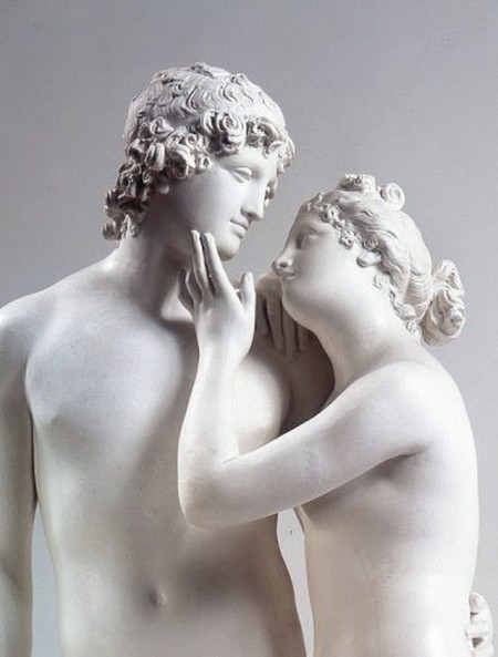 Parfin l’arte la ne insegna a regalare na careza… (Canova, Venere e Adone)