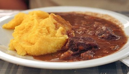 E questa la sarìa polenta e tocio.