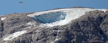 L’ultimo messagio del “ghiacciaio ferito” de la Marmolada.